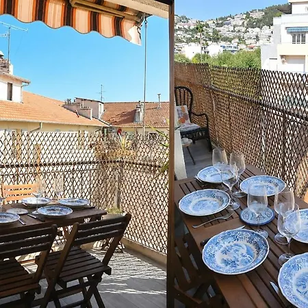 Sunny Terrace With Great View- Port, & Garibaldi- 3 * نيس